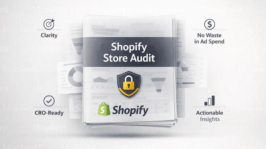 Shopify store audit report cover